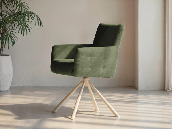 Eetkamerstoel Midsund - mito hunter - poot C - metaalkleur magnum